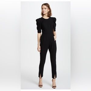 Black halo black jumpsuit size 6.